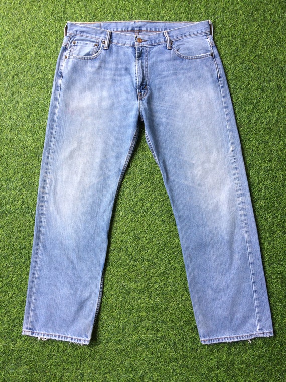 Size 37 Distressed Levis 569 Plus High-Waisted Bo… - image 3