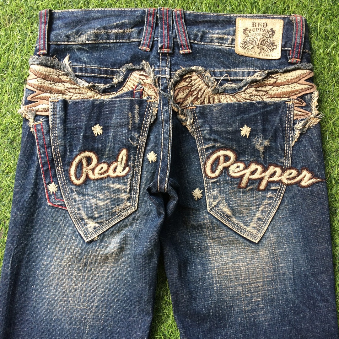 Size 25 Red Pepper Jeans W28xl31 Red Pepper Bootcut Flare Etsy Australia