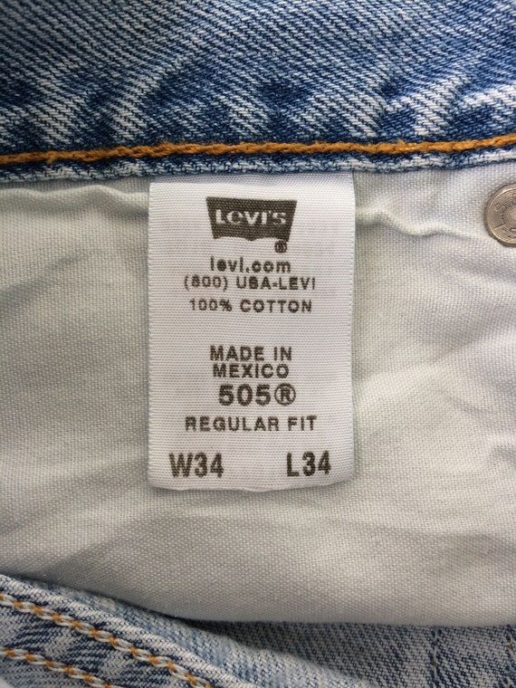 Size 31 Vintage Distressed Levi's 505 Painted Jeans Paint - Etsy
