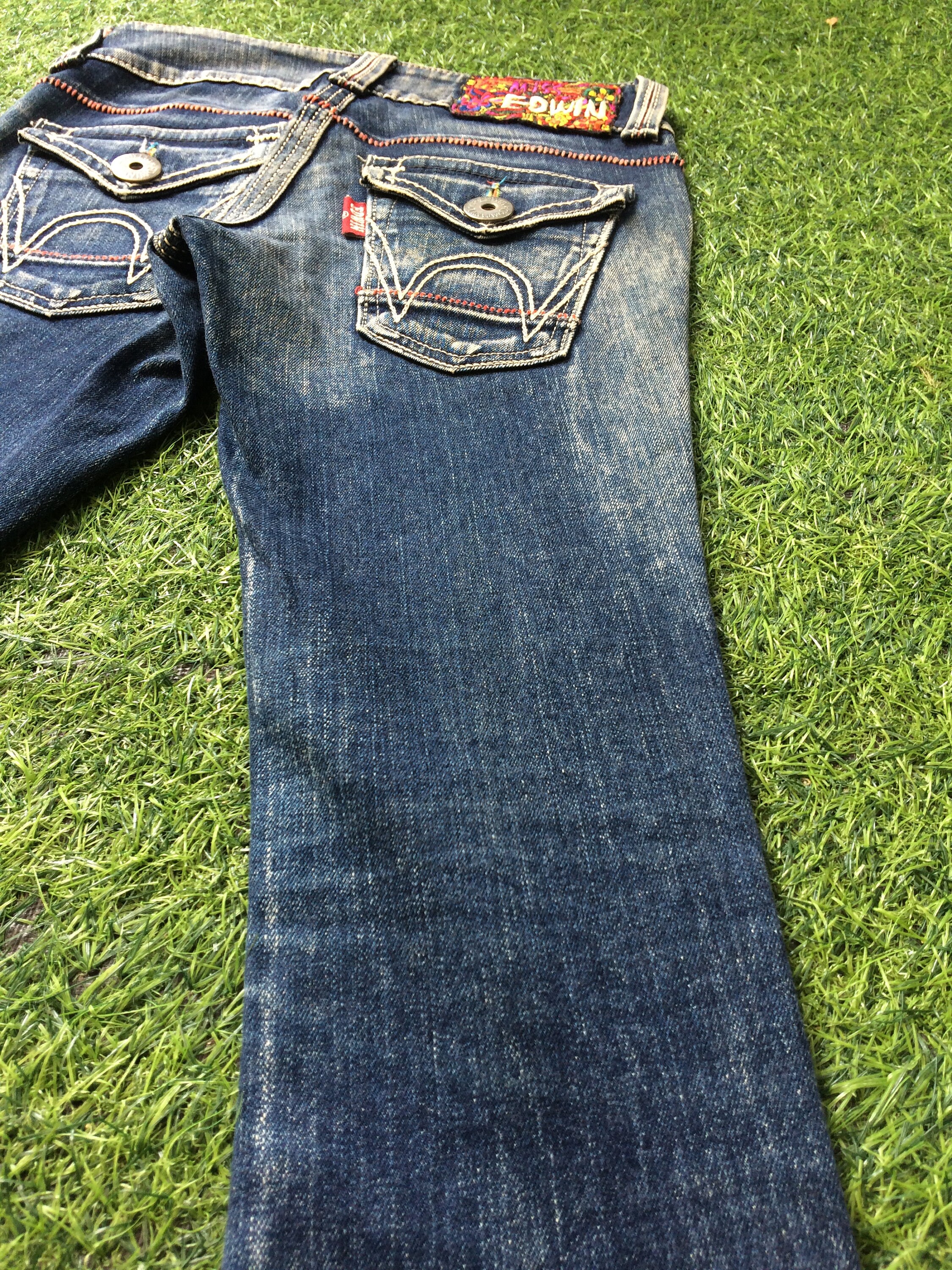 Size 26 Japanese Miss Edwin Jeans W26 L30 Low Waist