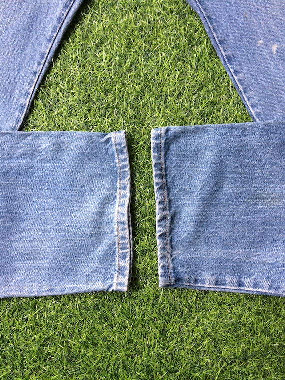 Size 30 Vintage Wrangler Western Distressed Jeans… - image 5