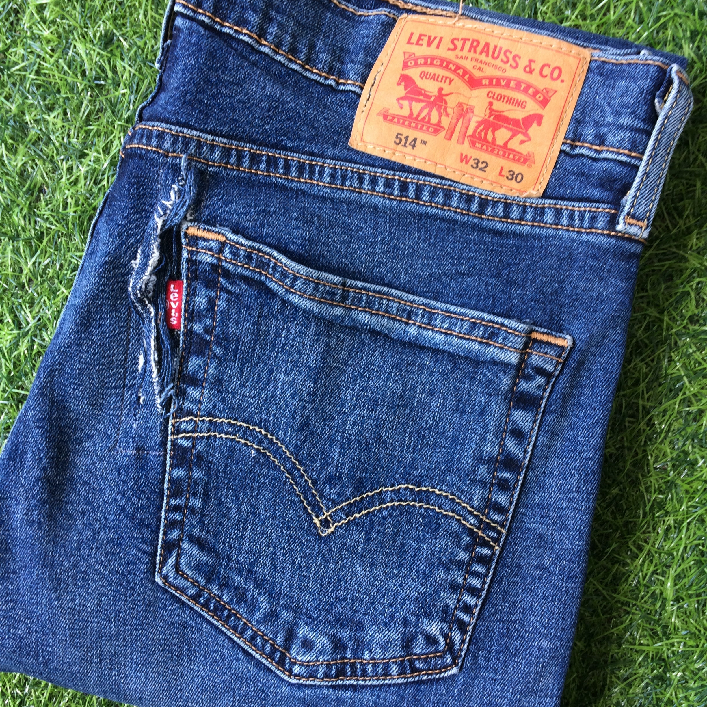 Kærlig motor Disco Size 32 Vintage Distressed Levis 514 Jeans W32 L31 Faded Dark - Etsy