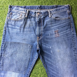 Size 41 Distressed Levis 511 Ripped Jeans W41 L31 Over sized Plus Size Jeans 41"W