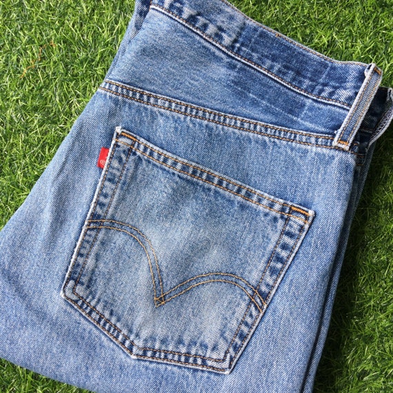 Size 33 Vintage Distressed Levis 501 