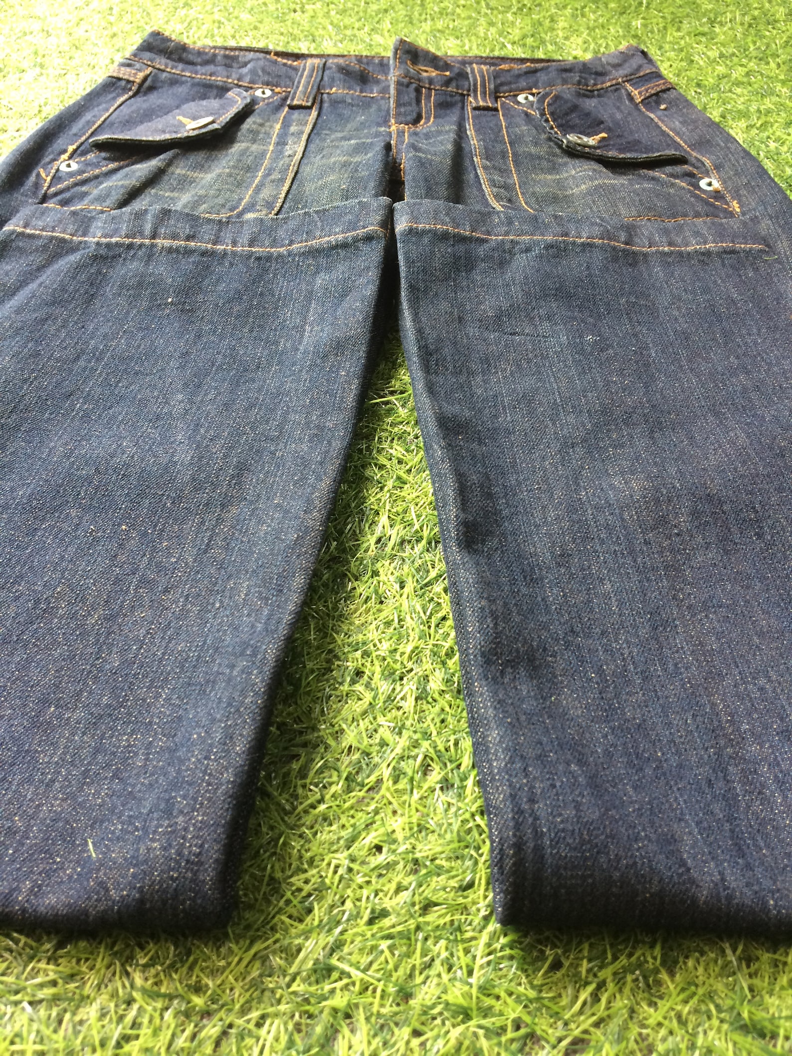 Y2K Japanese Low Rise Jeans W30 L33, Low Waist Straight Leg Denim Pants