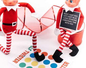 Christmas elf game, Elf Prop, Christmas Elf Kit, Holiday Elf Kit, Elf Accessories, Elf games,  Stage your elf, elf staging