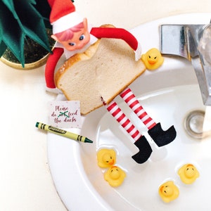 Christmas Elf don’t feed the ducks prop, Christmas Elf Kit, Holiday Elf Kit, Elf Accessories, elf props