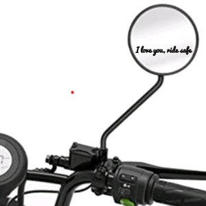 I love you ride safe (cursive) vinyl decal *FREE SHIPPING* motorcycle Mirror Decal, Mirror Sticker, rear view mirror Decal