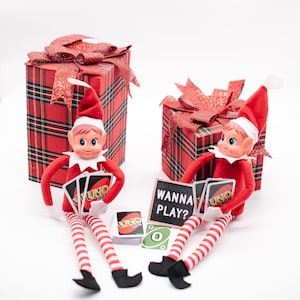 Christmas Elf card game, Elf Prop, Christmas Elf Kit, Holiday Elf Kit, Elf Accessories