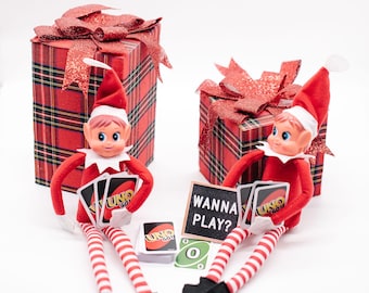 Weihnachtself Kartenspiel, Elf Prop, Weihnachtself Kit, Urlaub Elf Kit, Elf Zubehör