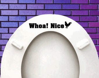 Whoa! Nice *rooster* vinyl decal FREE SHIPPING