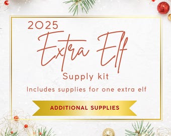 Elf Kit - Extra Elf Supply Kit 2025, Christmas Elf Activities Kit, Elf Props, Pre-planned Elf Ideas, 24 Days Elf Scenes, Christmas Elves