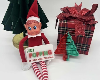 Christmas Elf Pop-it, Elf Prop, Christmas Elf Kit, Holiday Elf Kit, Elf Accessories