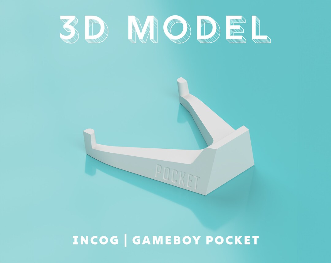 Incog Model Gameboy Pocket INCOG Stand Printable 3D Model - Etsy