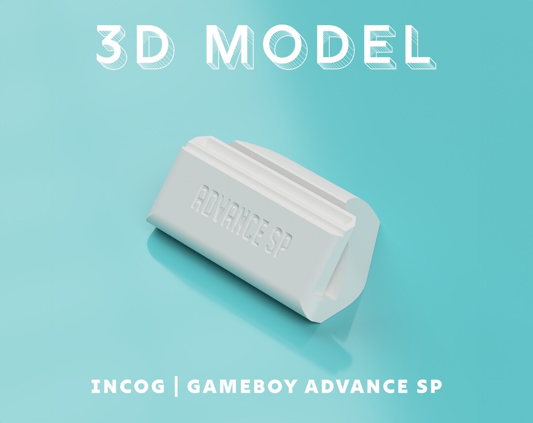 Incog Model Gameboy Advance SP INCOG Stand Printable 3D Model - Etsy