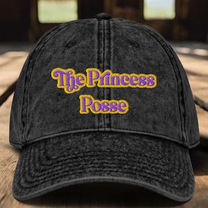 The Princess Posse Embroidered Dungeon Crawler Carl Inspired Hat, RPG Lit Gift Reader Science Fiction, Princess Donut, This is an Outrage