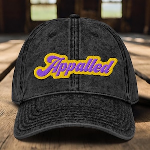 Not Only Mongo is Appalled Embroidered Baseball Cap , Dungeon Crawler Carl Inspired Hat, LitRPG BookTok DCC Reader Fantasy Science Fiction