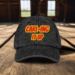 Carl-ing it Up Embroidered Baseball Cap by Summer in Philly, Dungeon Crawler Carl