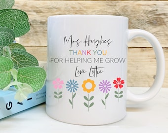 Thank you personalised teacher mug