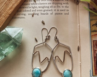 Larimar Earrings