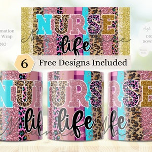 Nurse - Coffee Mug Sublimation Templates 11 & 15 Oz, Mug Wrap, Mug Press Sublimation Wrap, PNG 300DPI -Digital Download