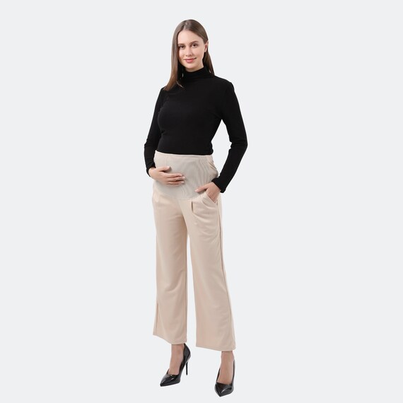 Wide Maternity Pants Comfortable 