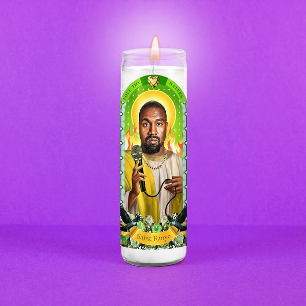 Kim Kardashian Celebrity Prayer Candle Etsy