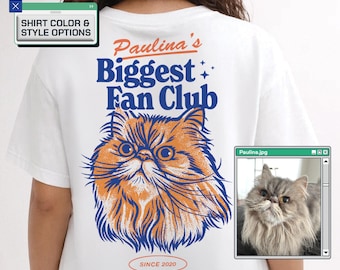 Personalized Pet Fan Club Shirt: Custom Dog Mom Cat Dad Gift