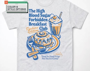 Retro Breakfast Graphic Tee – Funny Food Humor Shirt