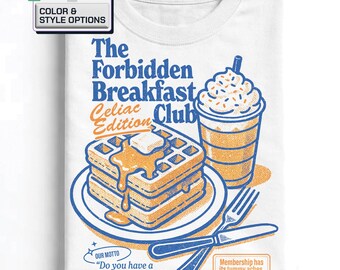 Forbidden Breakfast Club T-Shirt: Retro Food Graphic Tee