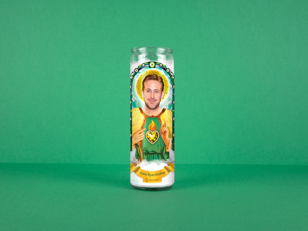 Saint Gosling Celebrity Prayer Candle Non Scented 8 Inch Etsy UK