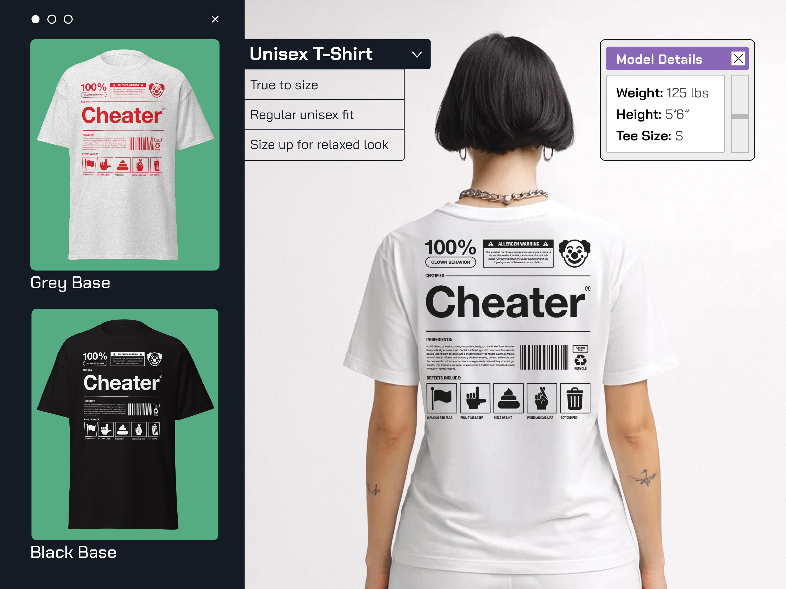 Certified Cheater T-shirt: Funny Breakup Revenge Gift - Etsy