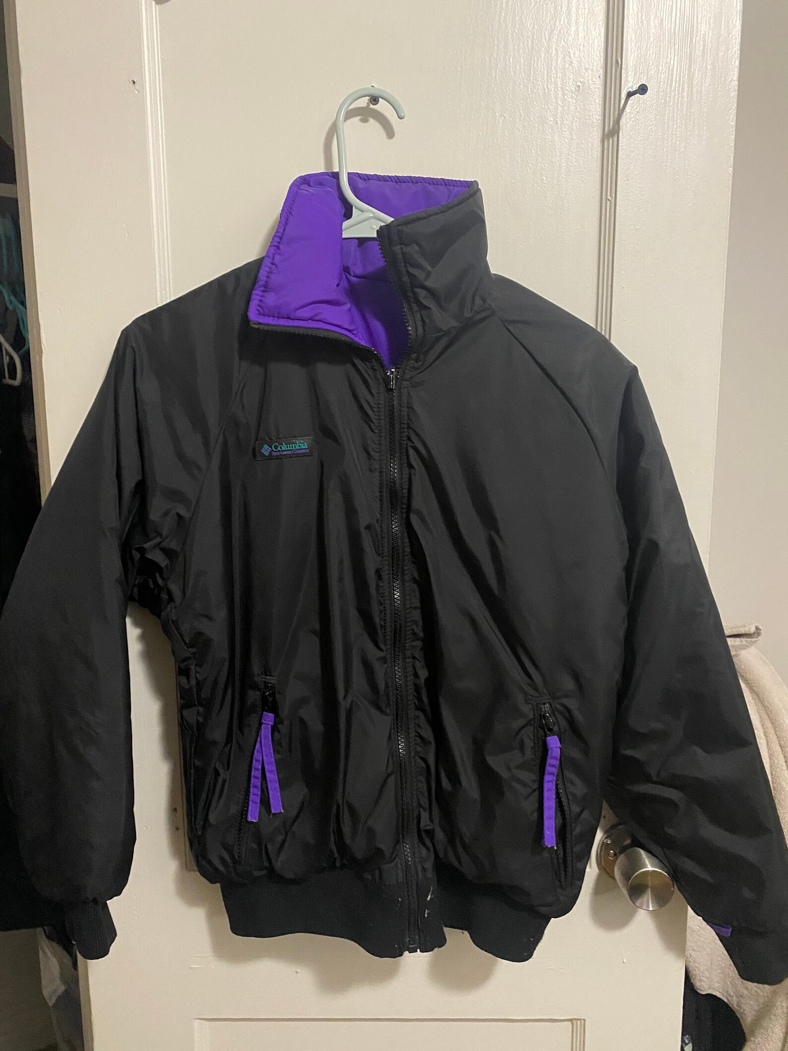 90s Columbia jacket reversible size small | Etsy