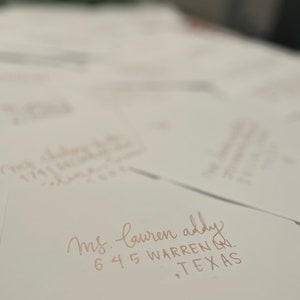 Envelope Calligraphy handwritten address envelopes