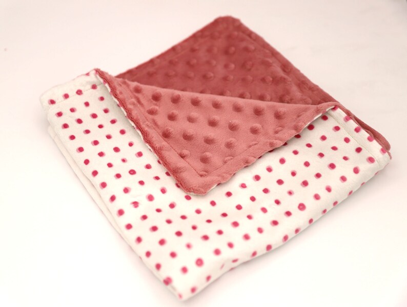 Pink Valentine's Day Baby Blanket Custom Name Date Cute Etsy