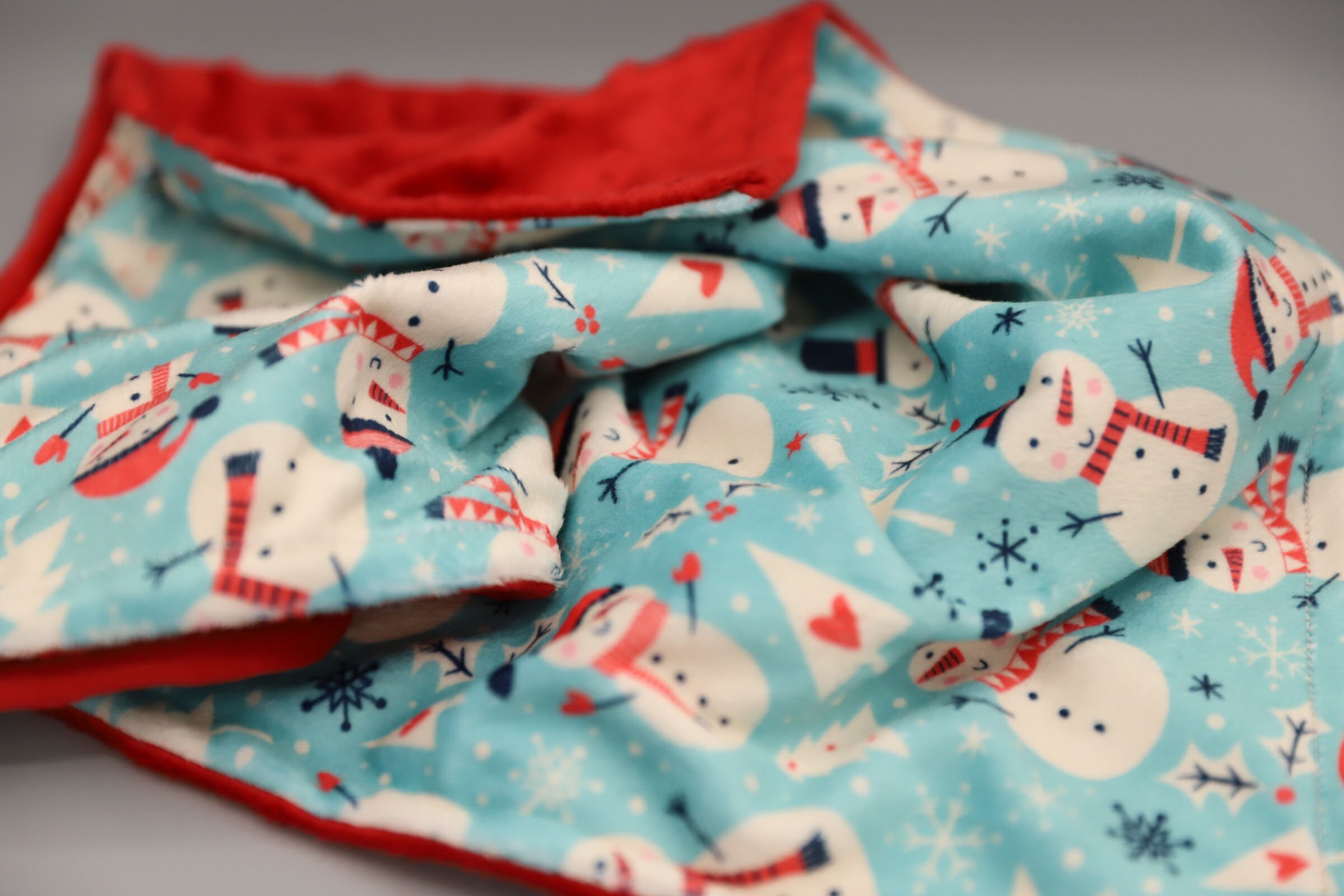 Personalized Christmas Baby Blanket Embroidered Minky Baby Etsy