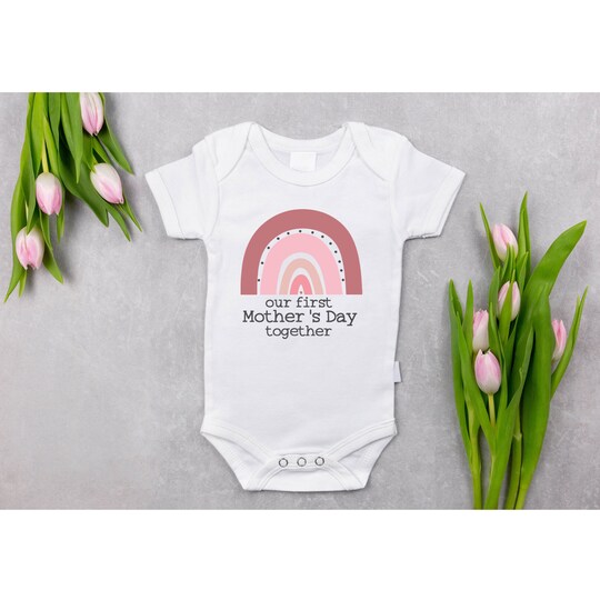 Disover Our First Mother's Day Matching Mommy aAnd Me Shirt