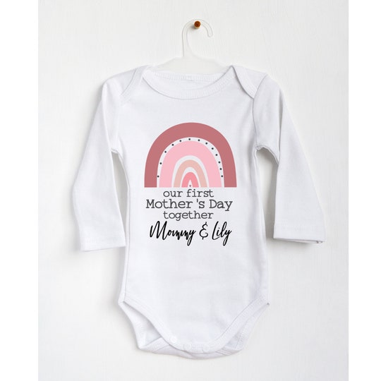 Disover Our First Mother's Day Matching Mommy aAnd Me Shirt