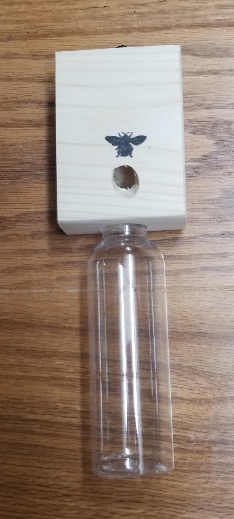 1 Mighty Mite Carpenter Bee Trap Plus a bottle of my 100% Natural Bee Trap Bait image 1