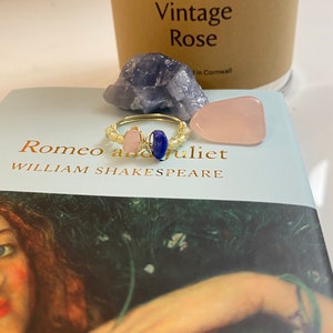 Romeo and Juliet wire wrapped ring
