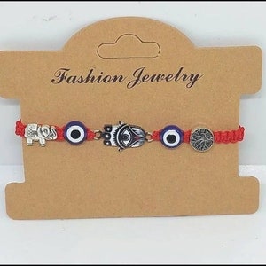 Evil eye charm  bracelet