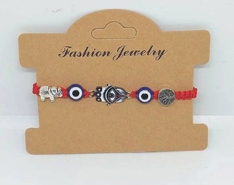 Evil eye charm  bracelet