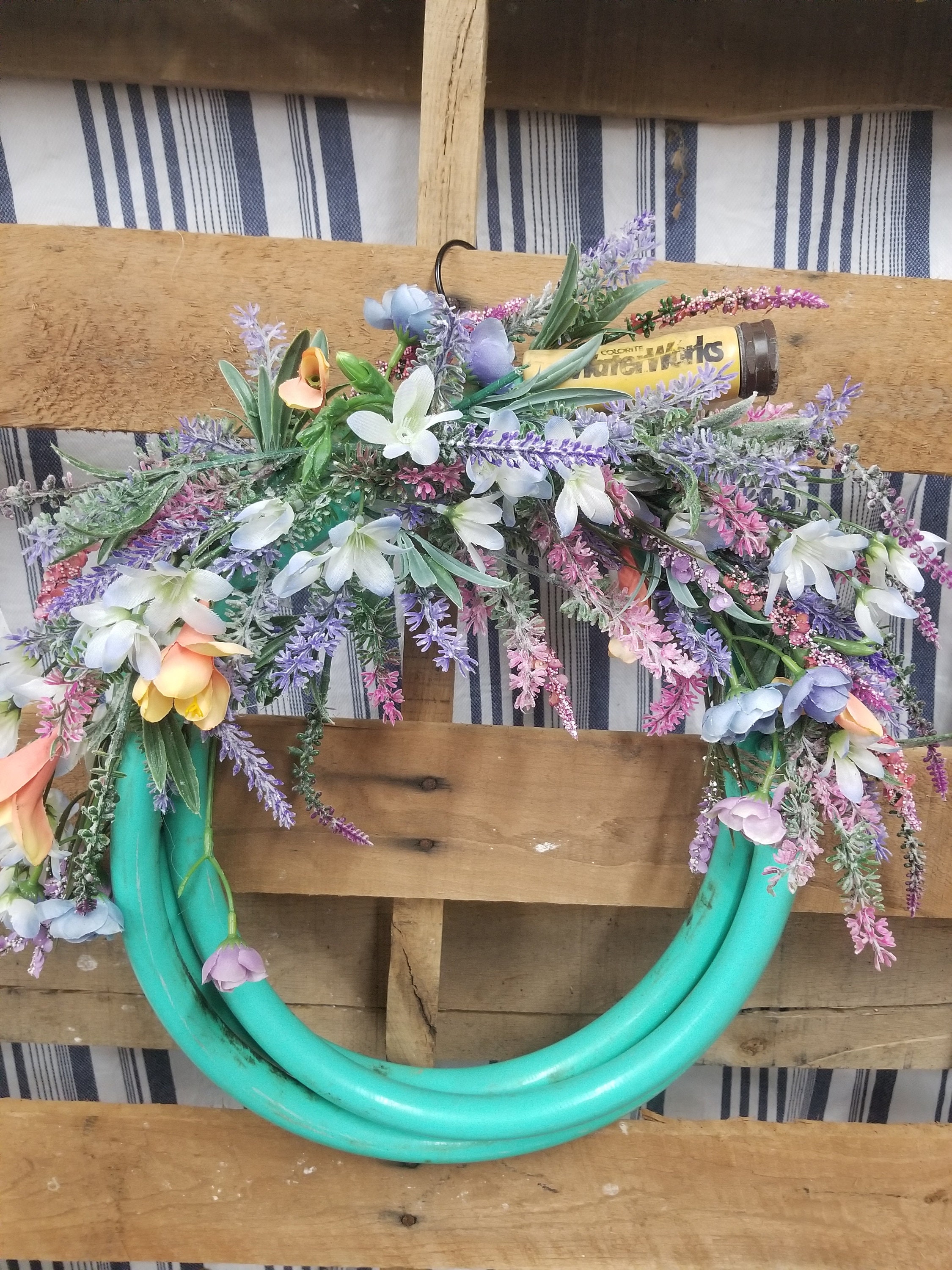 Grandiflora  Garden hose wreath, Potting shed, Wreaths