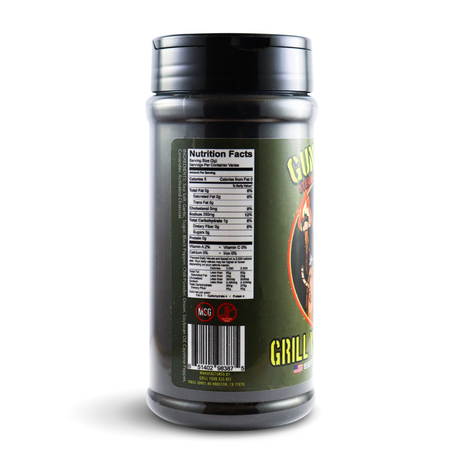 Gunpowder Steak & Brisket Seasoning Smoke Grilling Spice Etsy