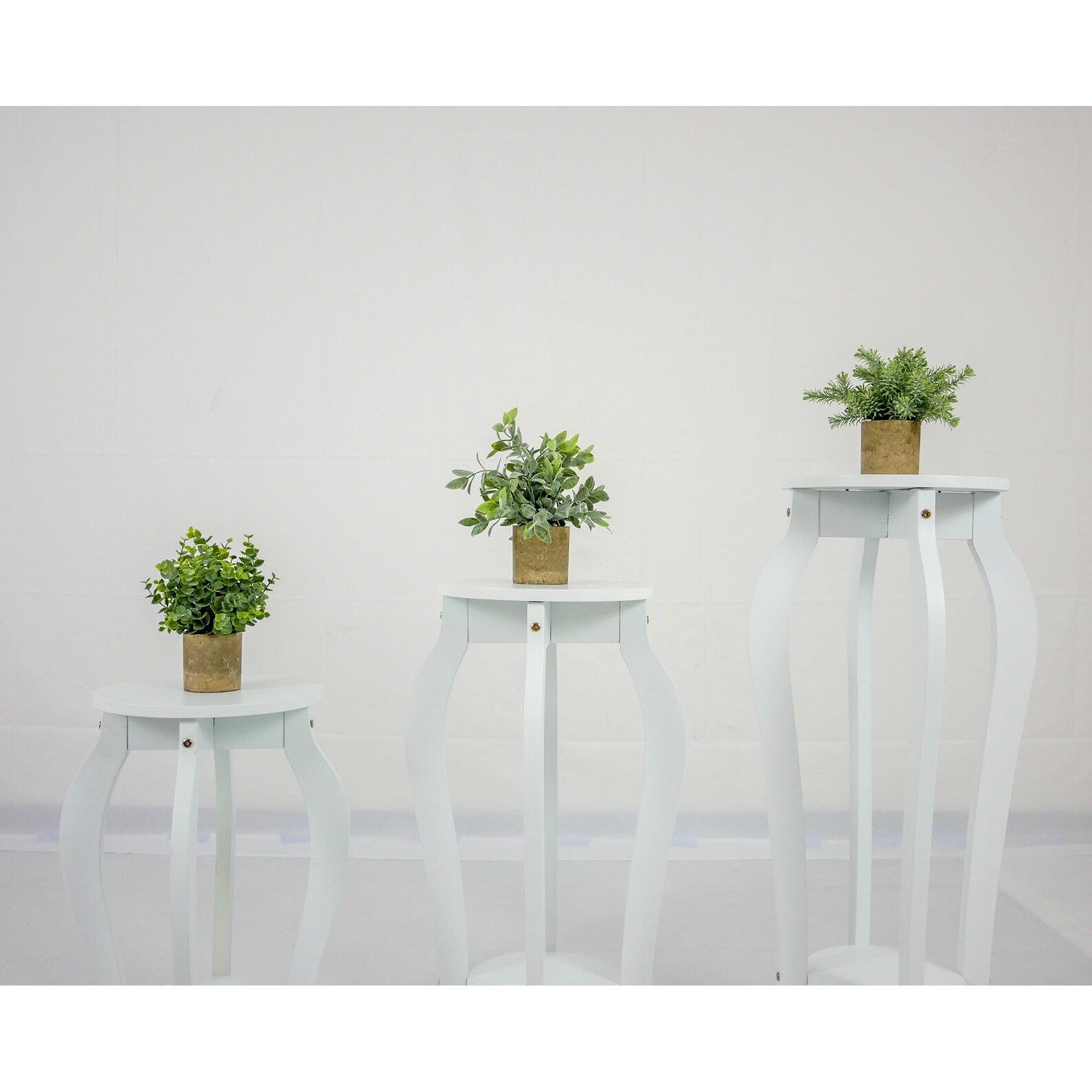 Minimalist Plant Stand White Medium Etsy