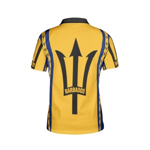 Barbados - Barbadian - Bajan Flag Men&#39;s Polo Shirt - Afro - Caribbean -  - Afroditees