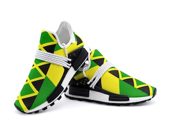 Jamaican Flag Unisex Lightweight Sneaker - Afro - Caribbean -  Afroditees - Jamaica