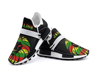 JAH Lion Unisex Lightweight Sneaker - Afro - Caribbean -  - Afroditees
