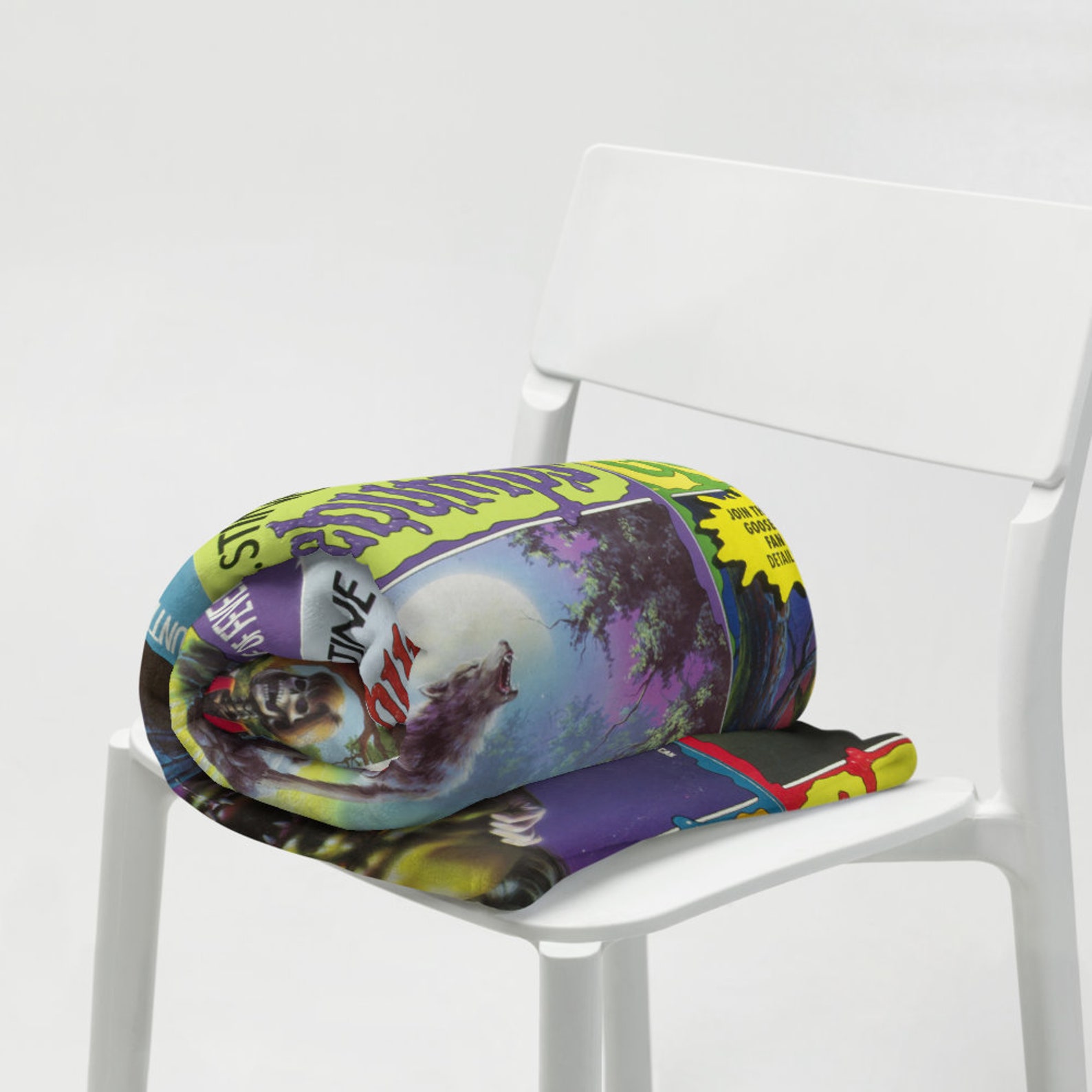 Goosebumps Greatest Hits Throw Blanket Etsy