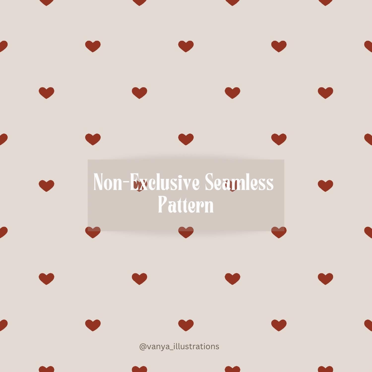Non-exclusive Seamless Pattern Small Hearts, Pattern Design, Print ...